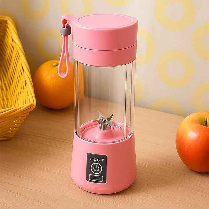Portable Blender for Juices, Shakes, Smoothies, Crushing Ice, USB Rechargeable Battery with 4000 mAh 180Watts Motor,450ml