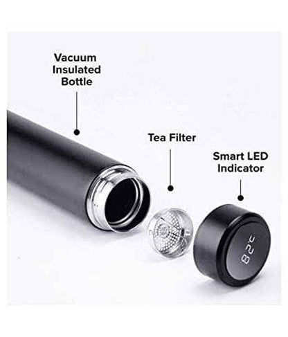Smart Touch Temperature Bottle with LED Display | Vacuum Insulated Stainless Steel Flask | Hot & Cold Liquid Storage | Stylish Leakproof Water Bottle for Daily and Travel Use