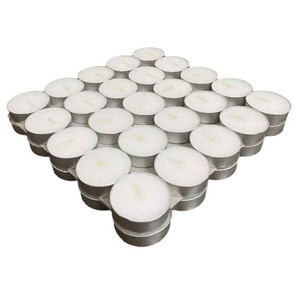 PROSPERRO LUMO by Parkash Candles Paraffin Wax Candles Tea Lights, Unscented ( 2.5hr ) (Set of 50)
