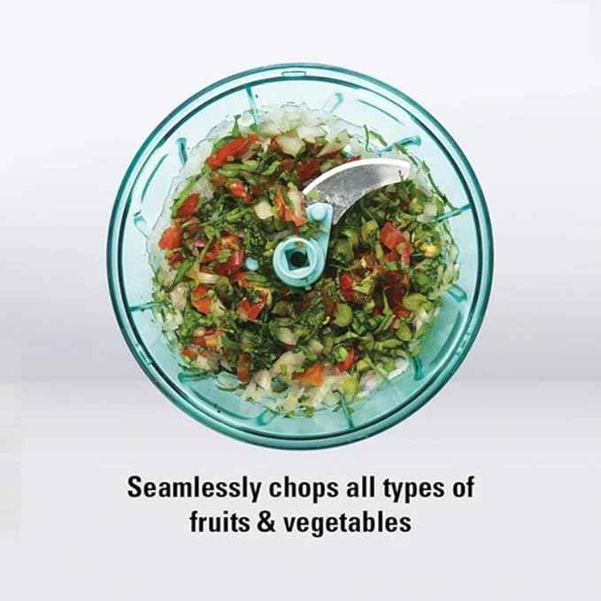 Handy Mini Plastic Vegetable Chopper Cutter, Onion Chopper Vegetables for Kitchen Accessories with 3 Blades
