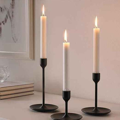 VAMI Unscented Pure Wax Stick Candle Pack of 100 (White)
