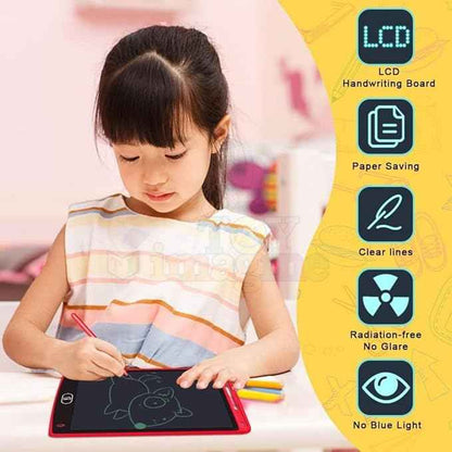 LCD Pad for Writing Tablet for Kids 8.5-Inch Digital Magic Slate Re-writable E- Notepad Lightweight Scribble Doodle Drawing Rough Pad Portable Best Birthday Gift for Kids Boys Girls