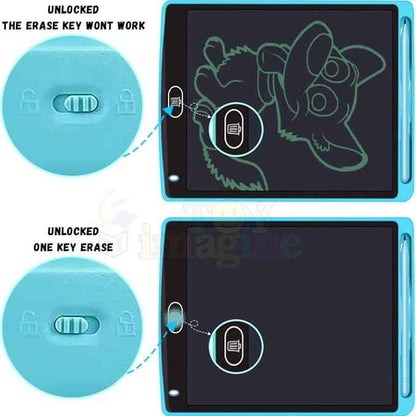 LCD Pad for Writing Tablet for Kids 8.5-Inch Digital Magic Slate Re-writable E- Notepad Lightweight Scribble Doodle Drawing Rough Pad Portable Best Birthday Gift for Kids Boys Girls
