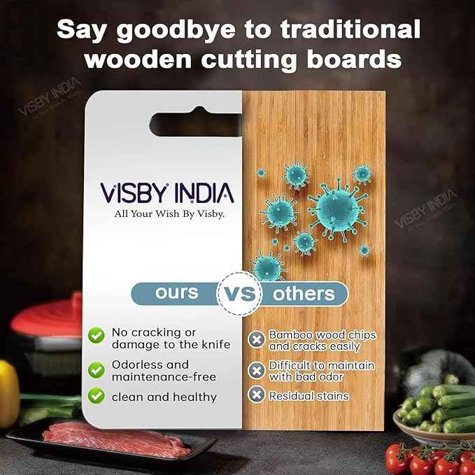 Heavy Duty Stainless Steel Chopping Board for Vegetable, Fruit Cutting, Kneading & Cake Prep – Rust-Free, Durable Design (Chopping Board (31.8CM X 21CM)