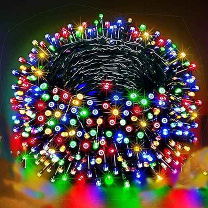 50 Meter Serial String Led Light Comes with 8 Modes Changing Controller for Indoor & Outdoor Home Decoration, Diwali, Christmas, Patio Garden Yard
